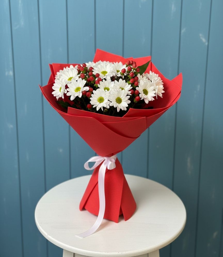 Букет цветов из: Хризантемы в Кабожа