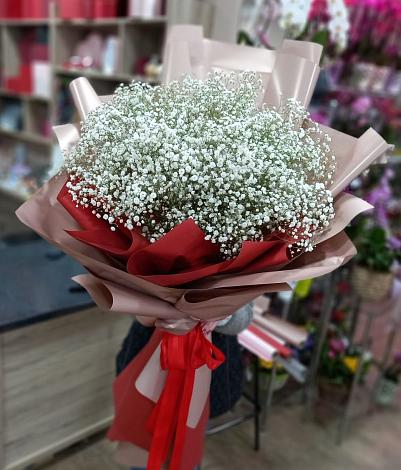 Букет цветов из: Гипсофила в Кабожа