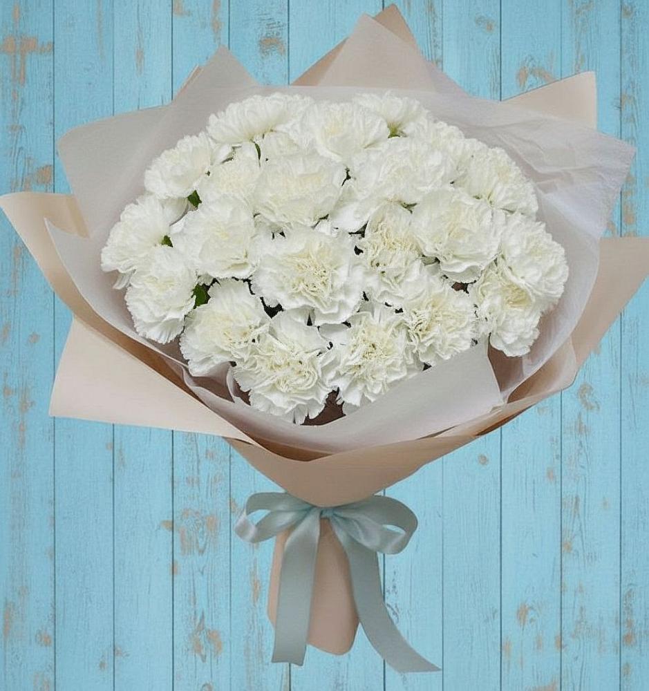 Букет цветов из: Гвоздики в Кабожа