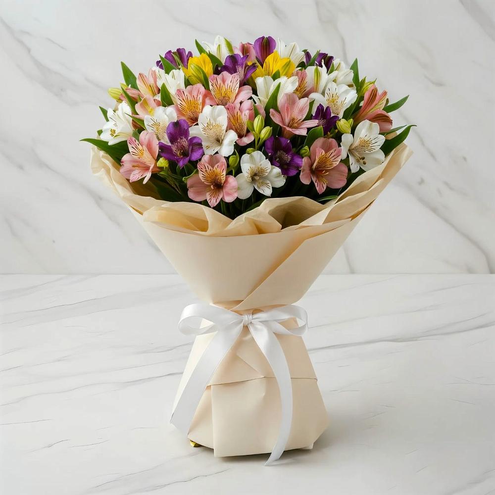 Букет цветов из: Альстромерии в Кабожа