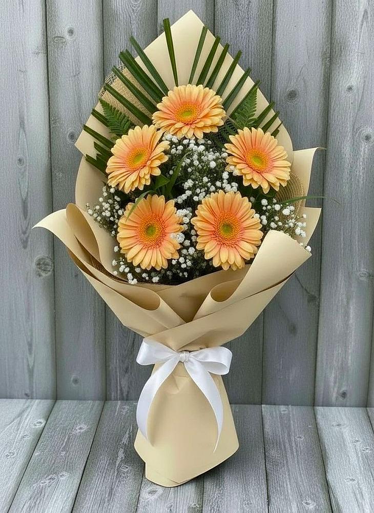 Букет цветов из: Герберы в Кабожа