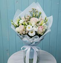 Букет цветов из:  Розы и Лизиантусы #REPLACE_PRED# Кабожа