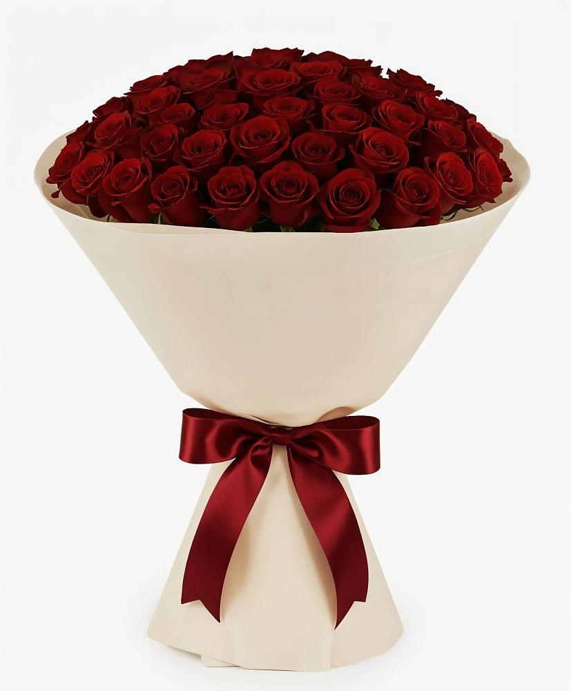 Букет 101 Бордовая роза Блэк Бакарра в Кабожа