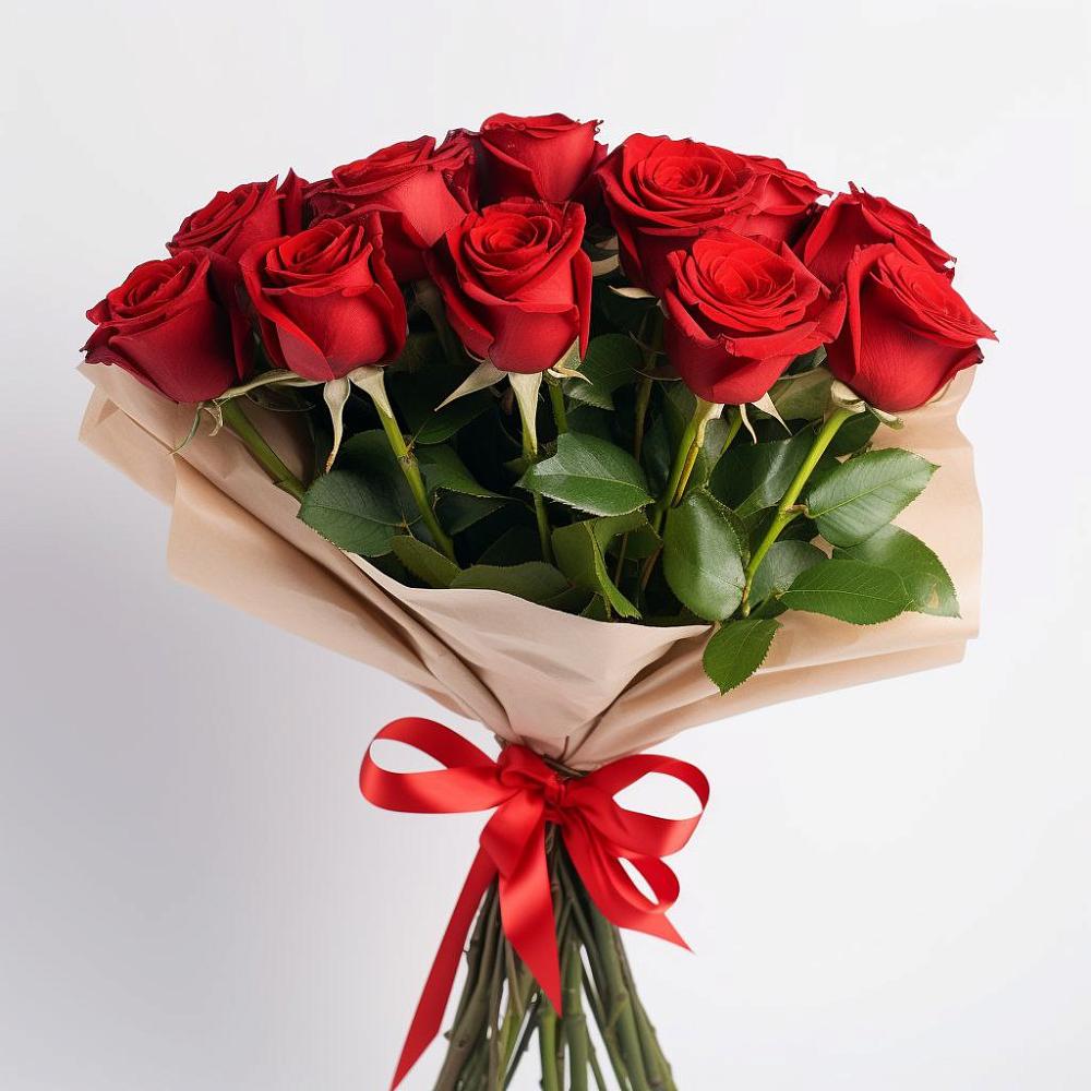 Букет 11 Красных роз Эдлесс Лав в Кабожа