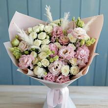 Букет цветов из:  Альстромерии и Розы в Кабожа